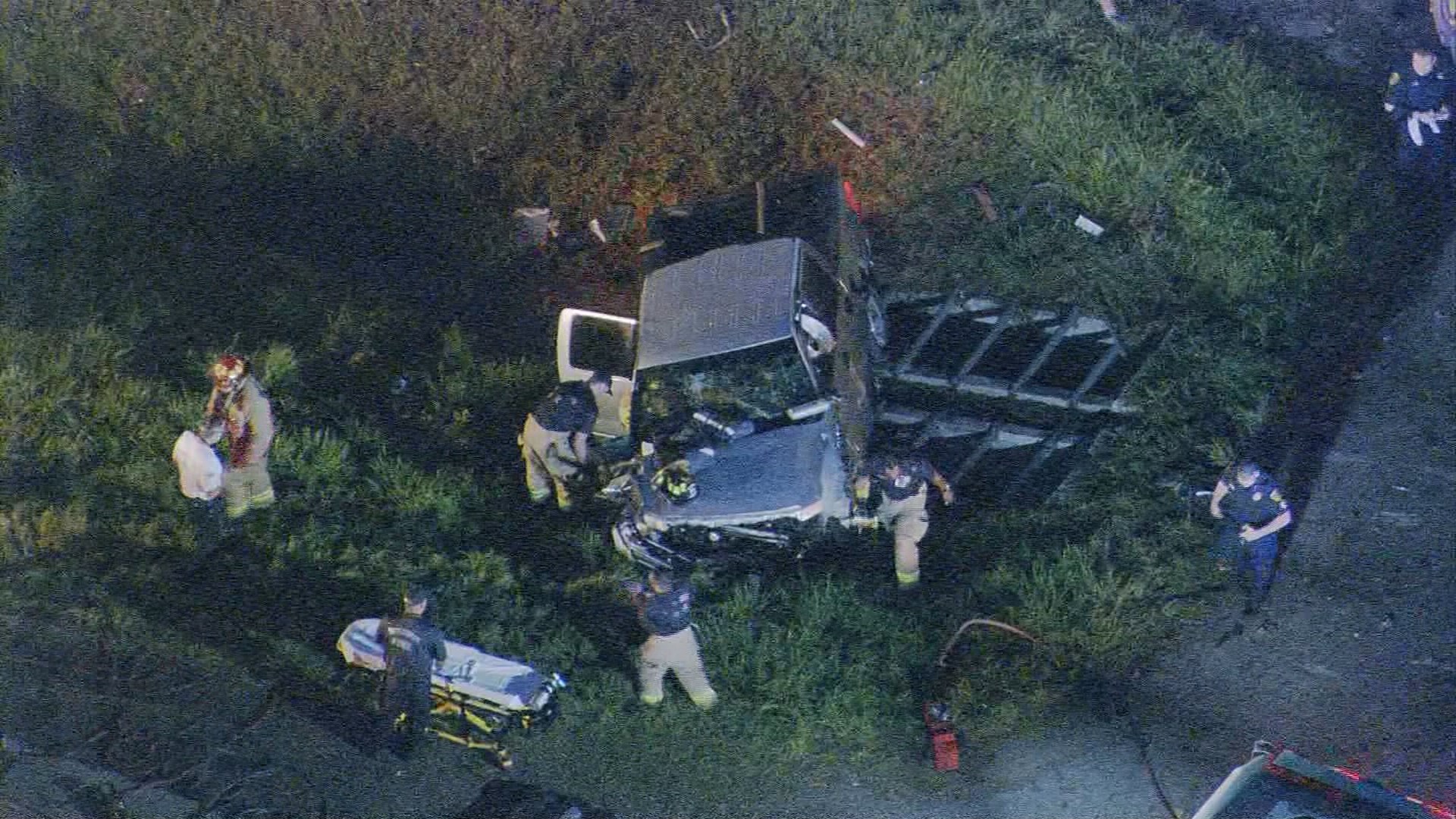 At least 1 injured in serious crash near Clear Lake